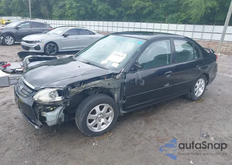 2001 Honda Civic Ex from USA, damaged, VIN 2HGES26741H538747